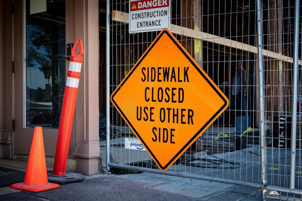 Warning Signage for Construction Sites