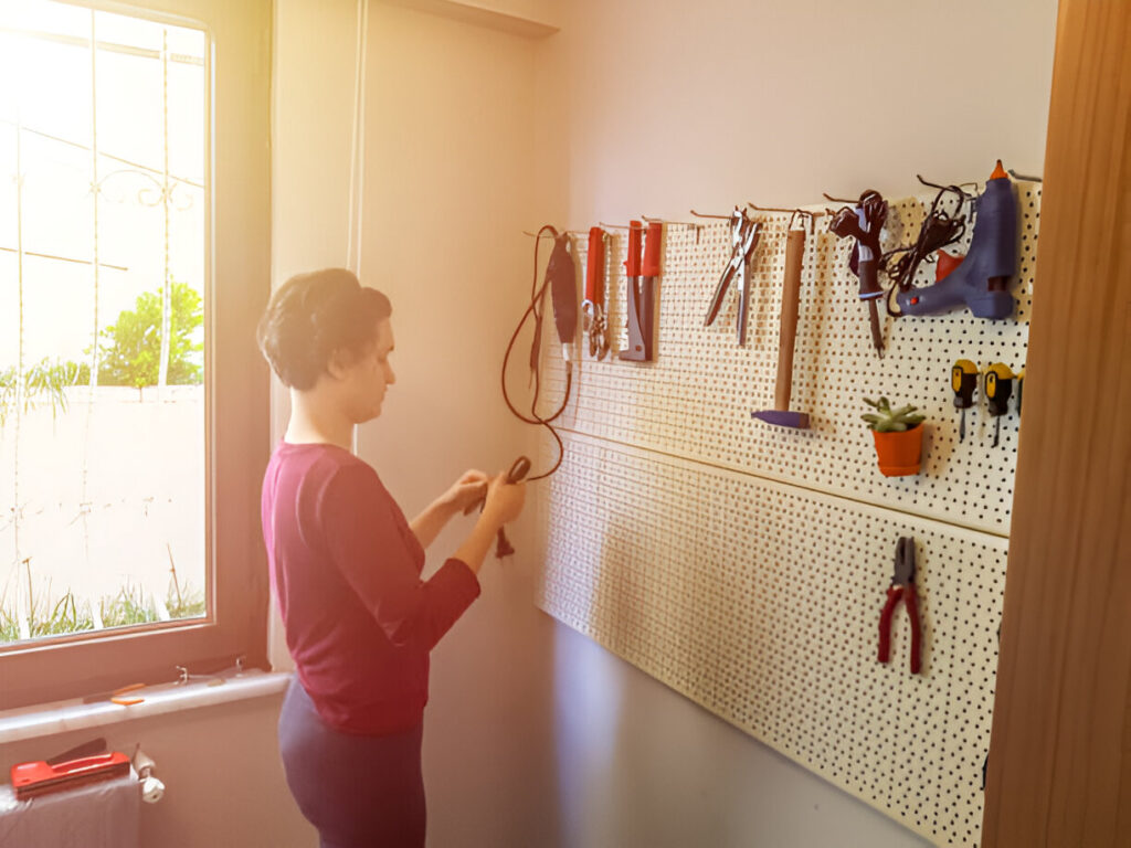 Maximise Your Pegboard Storage